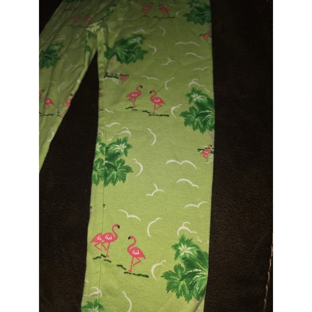 Gymboree palm beach paradise flamingo palm tree leggings‎ size 4t